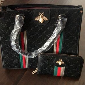 Gorgeous Medium bag and wallet set